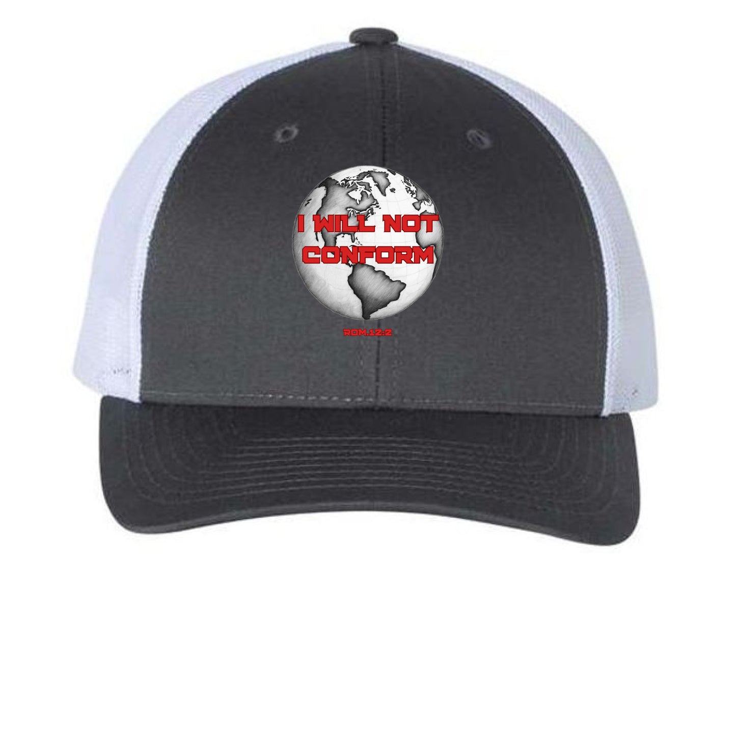 Charcoal/ White - FRONT